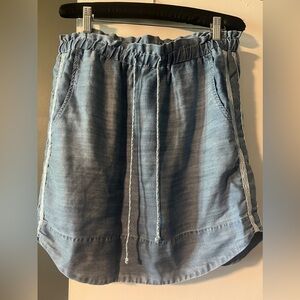 Cotton Jean Cloth and Stone Skirt Large